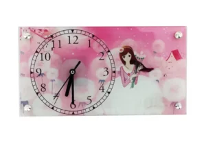 RELOJ EN VIDRIO