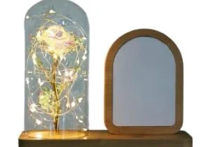 LAMPARA BAMBU ROSE
